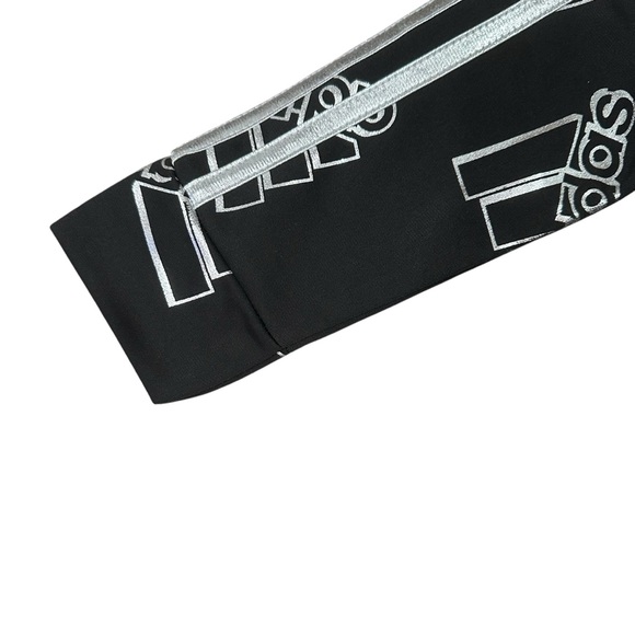 Adidas Track Suit Set Toddler 3T silver stripes - Picture 3 of 6